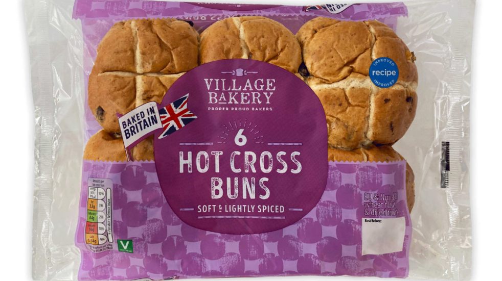 Hot cross bun taste test Village Bakery hot cross buns